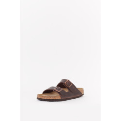 BIRKENSTOCK HABANA ARIZONA NARROW SOFT FOOTBED OILED LEATHER SANDALS